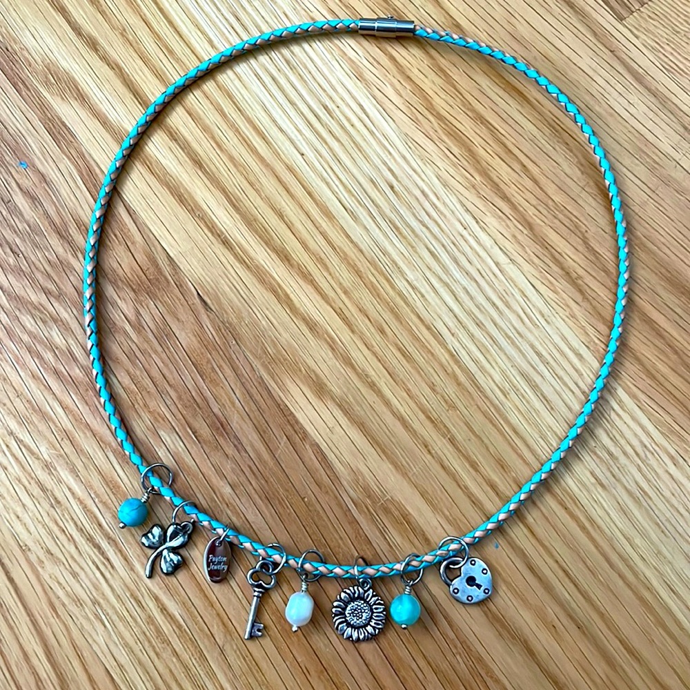 Payton Necklace or Bracelet with 7 Charms NEVER WORN